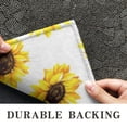 thumbnail image 6 of White Yellow Sunflower Pattern Door Rugs,Washable Non Slip Door Mats Indoor,Decorative Door Mats,Entry Mat Indoor for Entrance,Bedroom,Kitchen,Bathroom,20"x32", 6 of 6