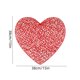 thumbnail image 3 of Juego de 2 manteles individuales con forma de corazón | Vinilo PVC antideslizante y resistente al calor | Tamaño grande de 38 cm | Manteles rojos para bodas, aniversarios, fiestas, hogar, cocina,, 3 of 8