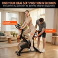 thumbnail image 7 of SEKAM Stationary Exercise Bike for Home, Indoor Cycling Bike with Adjustable Resistance, LCD Monitor, Tablet Holder, 7 of 7