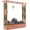 Brown / 77.16 x 17.32 x 71.65 inch, variant on Riedhoff Wooden Raised Garden Bed with Trellis, Hanging Roof & Side Trellis, 79 x 17 x 45"