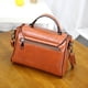 thumbnail image 3 of Bolso de mujer de moda de cuero encerado bolso cuadrado pequeño bolso bandolera de verano bolso retro para mujer, 3 of 6