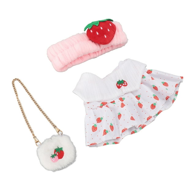 Robe Mignonne Bricolage pour Poupées de 12 Pouces Ensemble de Vêtements pour Poupée en Peluche Parfait pour les Jeux de Rôle