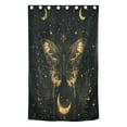 thumbnail image 3 of Blackout Curtains Window Curtain for Bedroom Living Room 1 Panel 82"x42" Mysterious Butterflies and Moon, 3 of 8