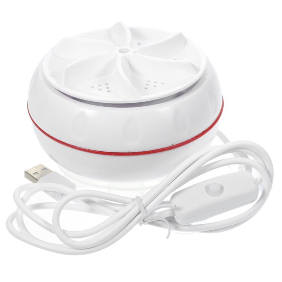 STRANDCHIC Portable Washing Machine for Sink White with Intelligent Timing and Deep Cleaning