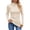Sweaters Beige, variant on Fall Sweaters For Women Turtleneck Knit Pullover Base Layer Sweater Soft Stretchy Comfortable Casual Long Sleeve Daily Wear Knit Sweater Brick Red ONE SIZE