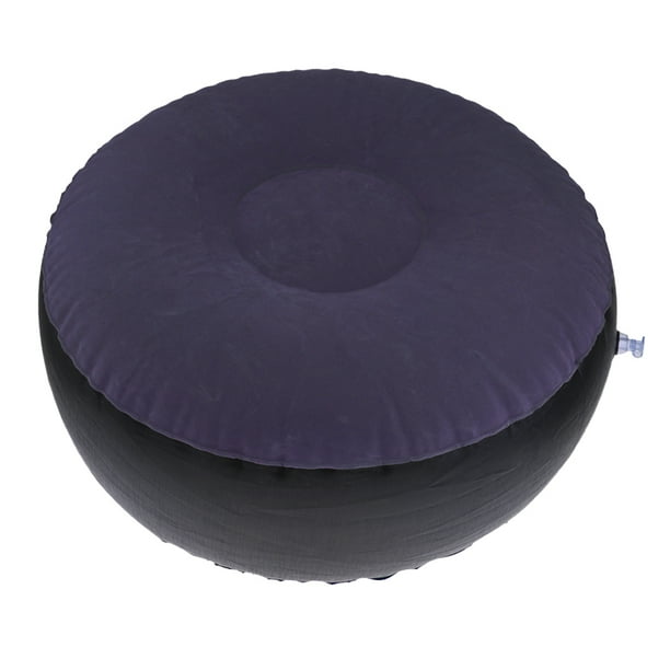Inflatable Ottoman Foot Rest Footstool Portable Beach Patio Air Seat