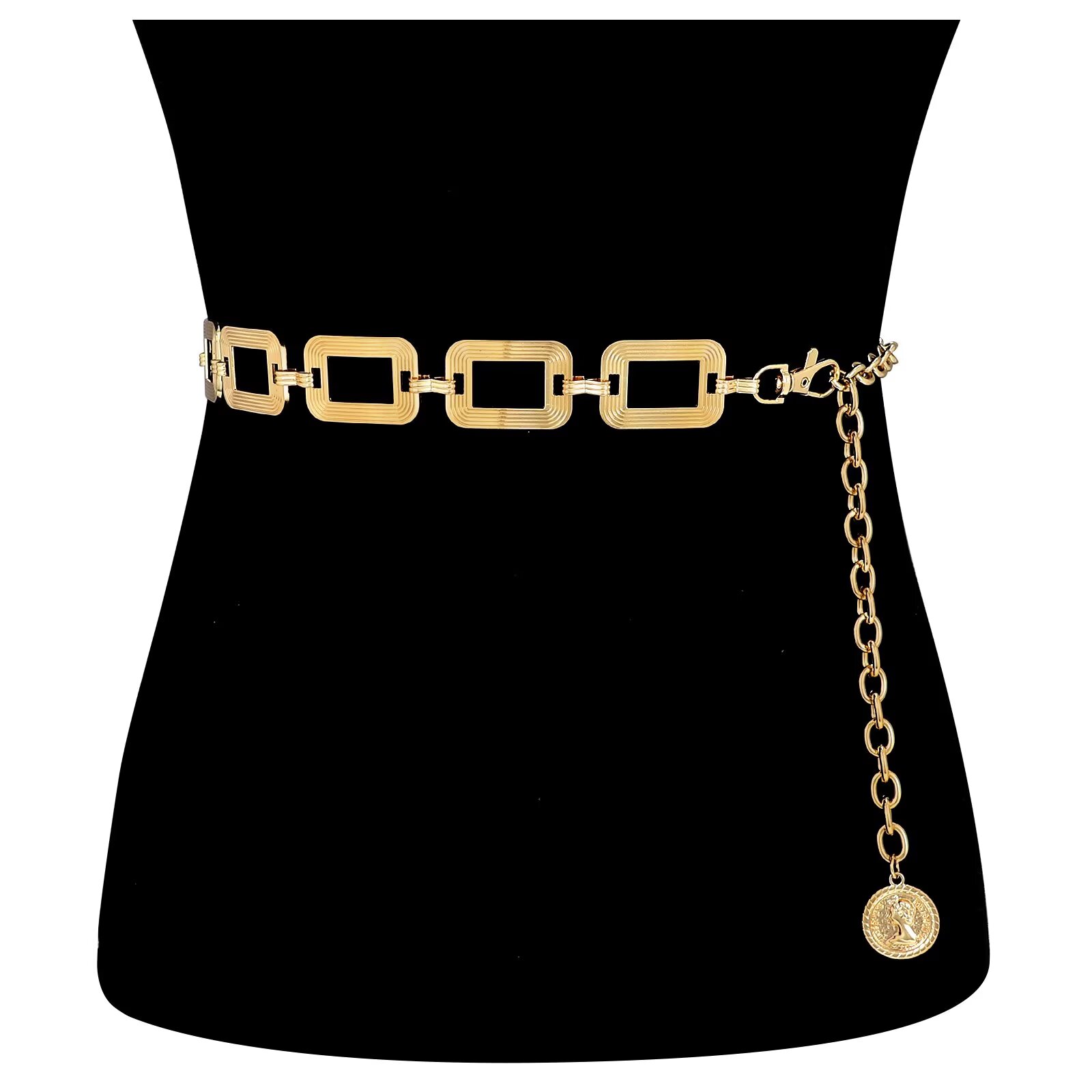 Women Boho Chain Belts For Dresses Jeans Western Cowgirl 