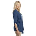 thumbnail image 3 of Port Authority Adult Female Women Electric Heather Shrug Moonlight Blue X-Small, 3 of 5