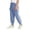 Blue, variant on Boys' Jogger Pants Toddler Baby Ribbed Knit Elastic Waist Side Striped Pleated Tapered Leg Pull on Pants Loose Casual Trousers