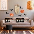 thumbnail image 6 of Halloween Pillow Covers 12x20 Inch Halloween Ghosts Mushroom Decor Pillowcase Black Holiday Farmhouse Throw Pillows Indoor Outdoor Couch Cushion Case for Home Sofa Decorations, 6 of 6