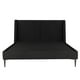 thumbnail image 3 of Box Base Cama Slim + Cabecera Matrimonial Dicasa Negro, 3 of 8
