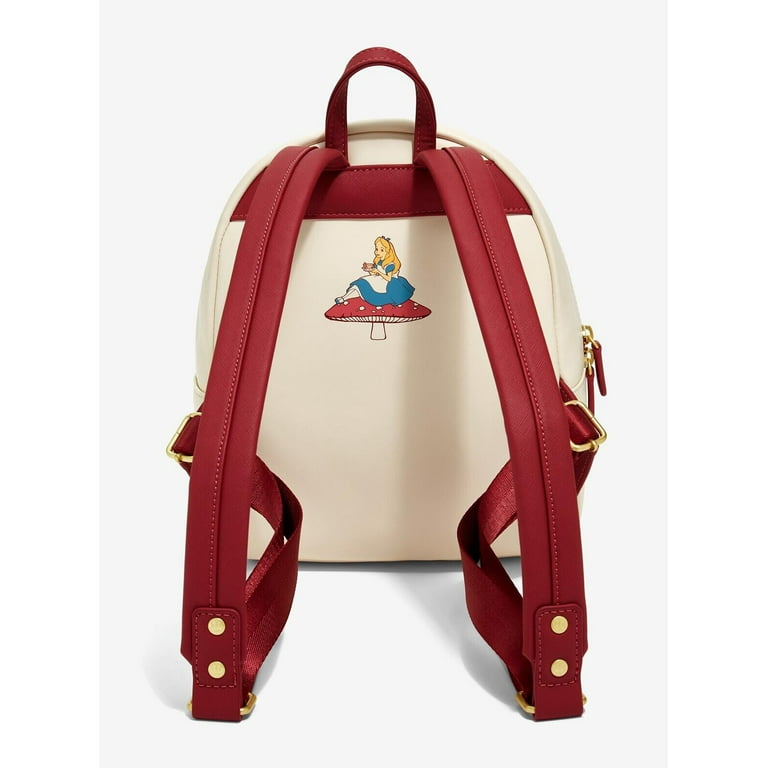 Loungefly X Disney Alice In Wonderland Allover Print Double Strap Shoulder  Bag Purse
