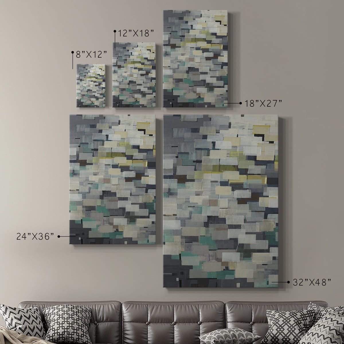 Puzzle Pieces V1 Premium Gallery Wrapped Canvas - Ready to Hang