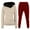 Burgundy, variant on Sweatsuit For Women 2 Pieces Set Fall Winter Outfits Sports Tracksuits Long Sleeve Pullover Hoodies Pants Suit Sport Suit,Burgundy