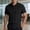 Black, variant on Summer Style Mens Short-sleeved Shirt Lapel Casual Middle-aged Top Breathable Fashion Half-sleeved T-shirt for Men