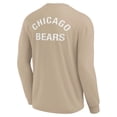 thumbnail image 3 of Unisex Fanatics Khaki Chicago Bears Elements Super Soft Long Sleeve T-Shirt, 3 of 3