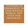 thumbnail image 2 of ArtsyQuotes 15x18 White Modern Wood Framed Museum Art Print Titled - Charlie Chaplin Quote: Wicked World, 2 of 4