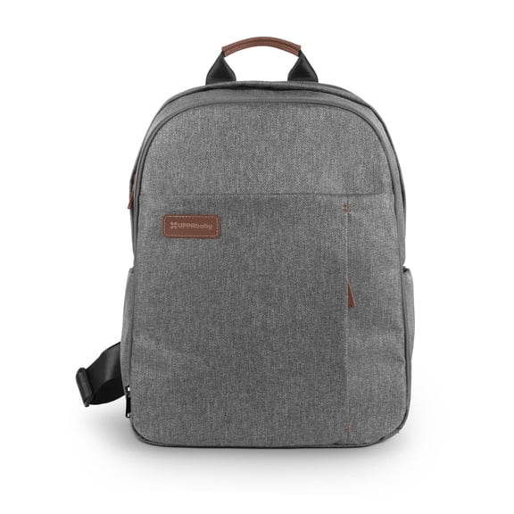 Mochila para pañales UPPAbaby Greyson Charcoal Melange Leather