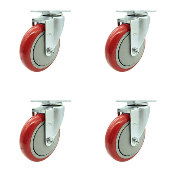 Cambro 60008 41021 Ultra Pan Carriers Service Cart Caster Replacement Set-SCC
