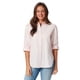 thumbnail image 1 of Camisa Gloria Vanderbilt Amanda de gran tamaño con botones, rosa M, 1 of 4