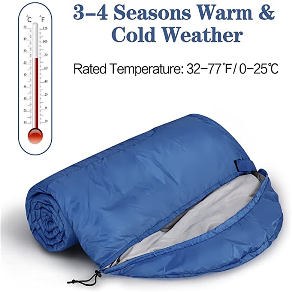 Kepooman Indoor & Outdoor Waterproof Outdoor Hiking Backpacking Sleeping Bag, Lightweight Portable Sleeping Bag Waterproof Sleeping Bag for Camping & Backpacking & Hiking, Blue Kepooman Indoor & Outdoor Waterproof Outdoor Hiking Backpacking Sleeping Bag, Lightweight Portable Sleeping Bag Waterproof Sleeping Bag for Camping & Backpacking & Hiking, Blue