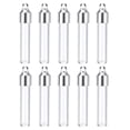 thumbnail image 1 of Uxcell 10 pcs Nombre en arroz frasco de vidrio colgante 6mm de ancho botellas transparentes para collar manualidades de colgante, 1 of 6