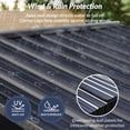 thumbnail image 5 of BELLEZE 6 x 4 FT Outdoor Storage Shed, Reinforced Garden Shed with Air Vent, Lockable Door, Weatherproof Metal Outside Storage Shed for Store Bike, Tools, Lawnmower, Outdoor Chairs in Backyard, Patio, 5 of 7
