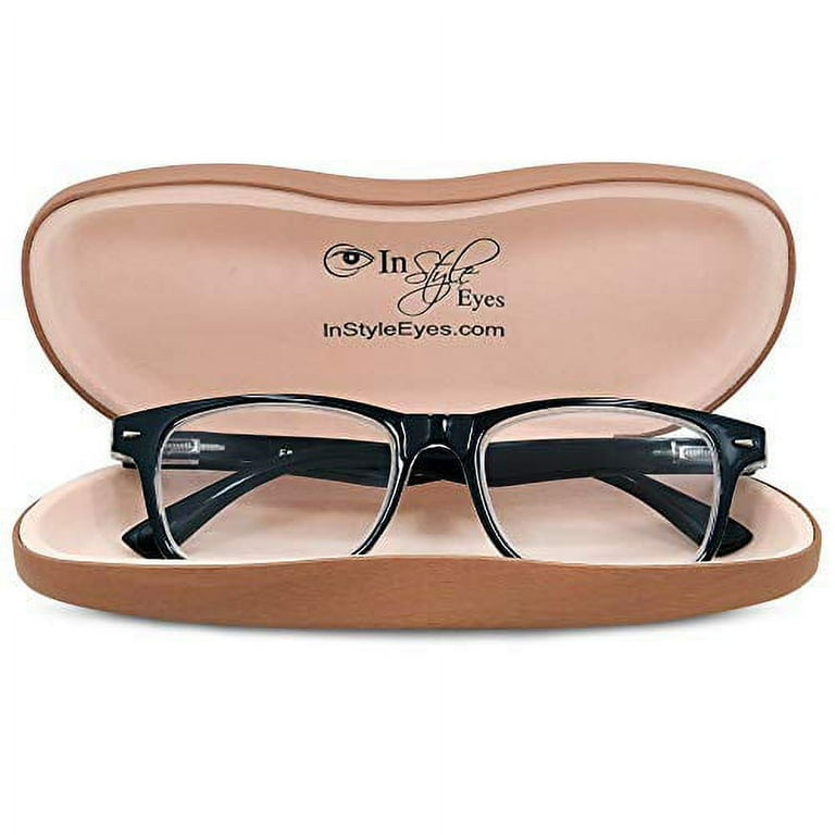 In Style Eyes Powerful High Magnification Reading Glasses Black 6.50