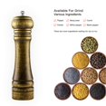 thumbnail image 4 of DIGITBLUE Wood Pepper Grinder, Capstan Pepper Mill Ceramic Rotor with Strong Adjustable Coarseness, Wood Pepper Grinder 8 Inch Hand Operated, 4 of 4