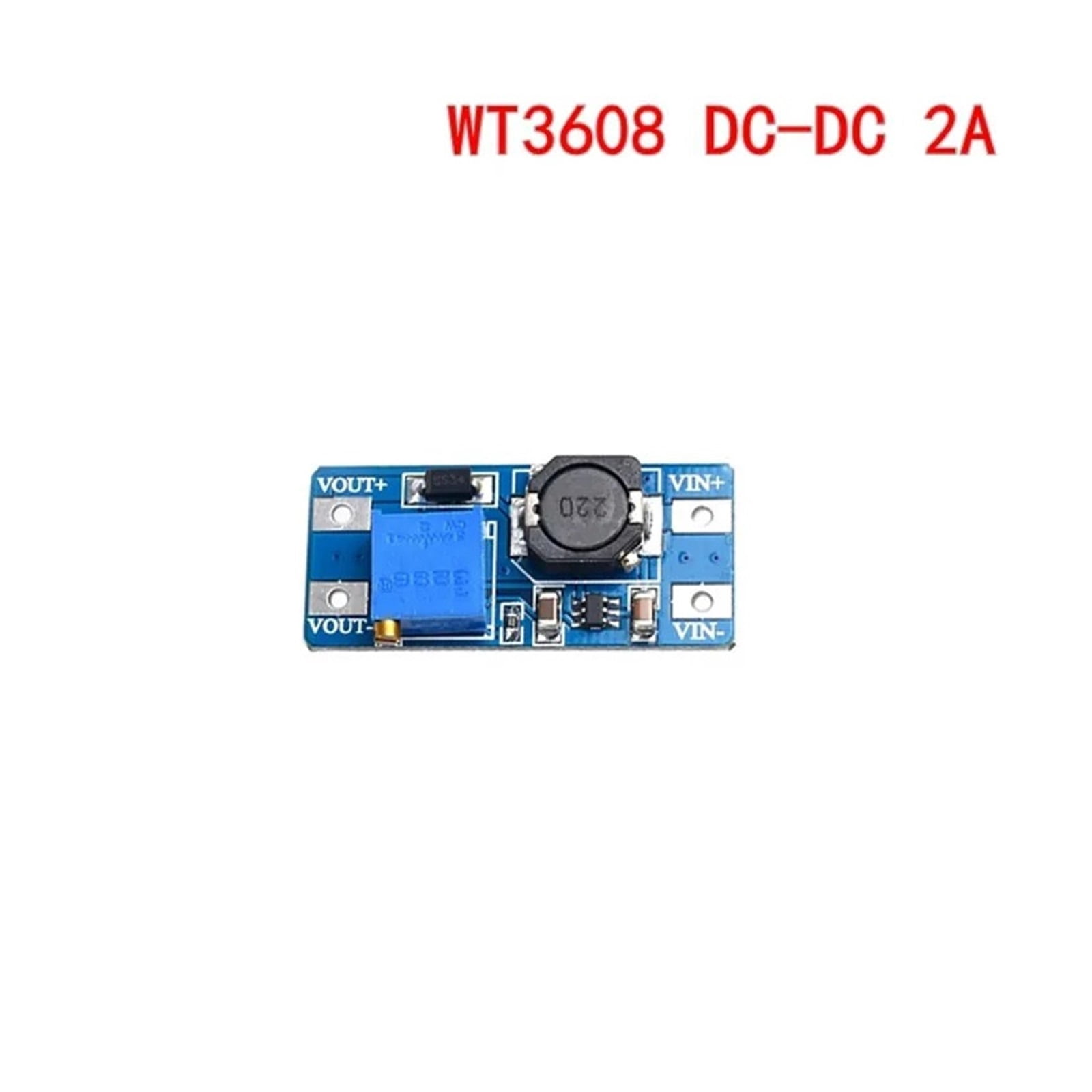 1PCS MT3608 DC-DC Step Up Converter Booster Power Supply Module Boost Step-up Board MAX output 28V 2A for arduino diy kit