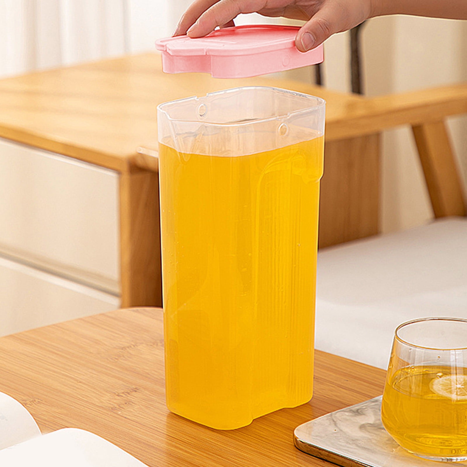 Pichet Plastique 1,5l Pichets à Eau En Acrylique Transparent 1,4 L Carafes Pichet à Boissons Pichet Pour Jus Ou Café Pichet Plastique 1l