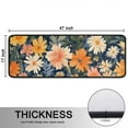 thumbnail image 5 of Kitchen Rugs Sets Of 2,Pioneer Flower Floral Print Pattern Anti Fatigue Kitchen Mat Rugs Non Slip Washable,Decorative Kitchen Floor Mats for Kitchen,Sink,Laundry,17"x47"+17"x47", 5 of 5