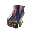 thumbnail image 4 of City Soft Flannel Fleece Blanket, Colorful Image of Fireworks in the Sky over Business District Ho Chi Minh in Vietnam, Cozy Plush for Indoor and Outdoor Use, 50" x 60", Multicolor, by Ambesonne, 4 of 6