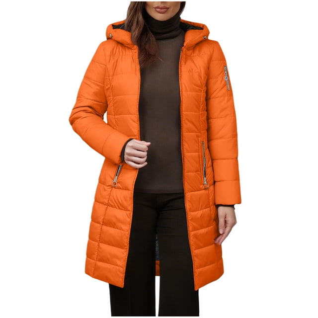 Long Winter Coats for Women Waterproof Fleece Lined Warm Long Puffer Jacket Thicken Parka Outwear With Fur Hood