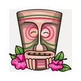 thumbnail image 2 of CafePress - TIKI - White/Black Shot Glass, Unique and Funny Shot Glass, 2 of 2