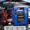 thumbnail image 2 of Arrancador Amcelooy 2000A 12V para motores de gasolina y diésel hasta 8.0L, 2 of 7
