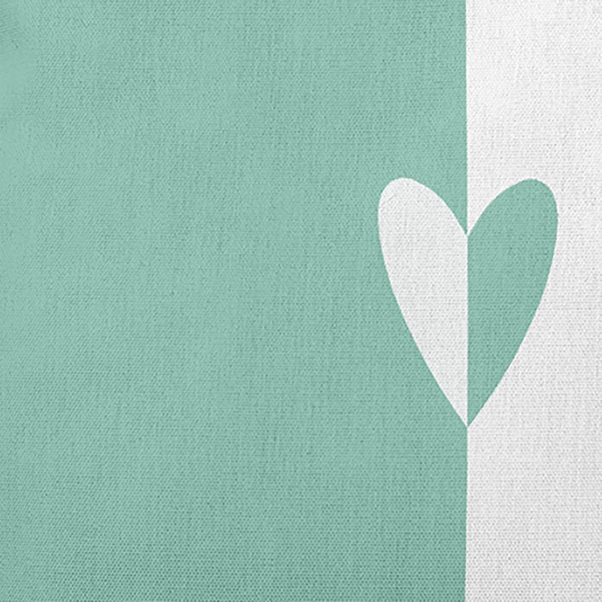20" x 20" Simply Daisy Modern Heart Polyester Indoor/Outdoor Pillow, Spring Green Qty 1