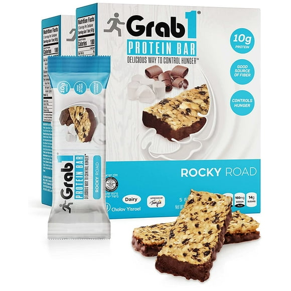 Grab 1, Bar 5Ct Rocky Road, 50 Gm, (Pack Of 12)