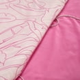 thumbnail image 6 of Room Revival 3-Piece Kids Comforter Set with Tufted Embroidery, Pink Flowers and Waves, Full/Queen, 6 of 7