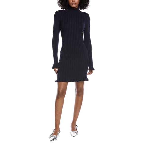CeCe womens  Ribbed Sweaterdress, xs, Blue