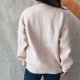 thumbnail image 5 of Ailaofu Womens Fall Winter Casual Sweater Cute Bow Crewneck Long Sleeve Baggy Knit Sweatshirt Top Trendy Aesthetic Clothes, 5 of 6