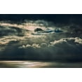 thumbnail image 2 of Jaynes Gallery 14x11 White Modern Wood Framed Museum Art Print Titled - Canada-Nova Scotia-Cape Breton Island Storm clouds on Cabot Strait, 2 of 4