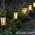 thumbnail image 2 of Pack of 4 Solar Pathway Lights, Outdoor Waterproof Solar Torches Dusk to Dawn Auto On/Off Landscape Solar Torches Lights for Garden Patio Yard, 2 of 11