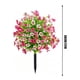 thumbnail image 4 of YiJuHui Artificial Flower Stakes Outdoor Decor, Realistic Faux Floral Garden Stakes, UV Resistant Waterproof, Easy Install for Yard Patio Lawn Landscaping, 4 of 5