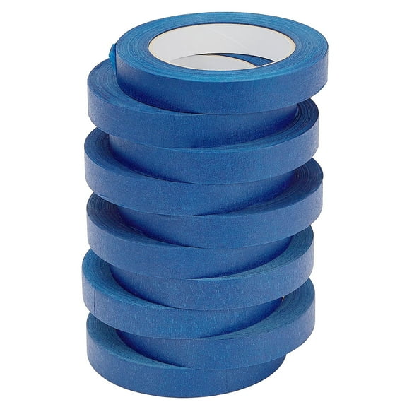 Leopcito Blue Painters Tape, 10 Pack 0.75 inch Blue Masking Tape Bulk Multi Pack