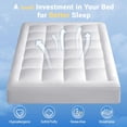 thumbnail image 4 of Extra Thick GSM Mattress Topper Queen with Breathable Plush Cover, 4 of 7
