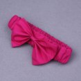 thumbnail image 4 of Ropa Para Bebé (Niño O Niña), Traje Para Niño Pequeño, Moda, Mangas Voladoras s, Color Sólido, Hombro Con Fugas, Top, Lazo, Tocado, Traje, Rosa Fuerte Odeerbi LM103-8687, 4 of 7
