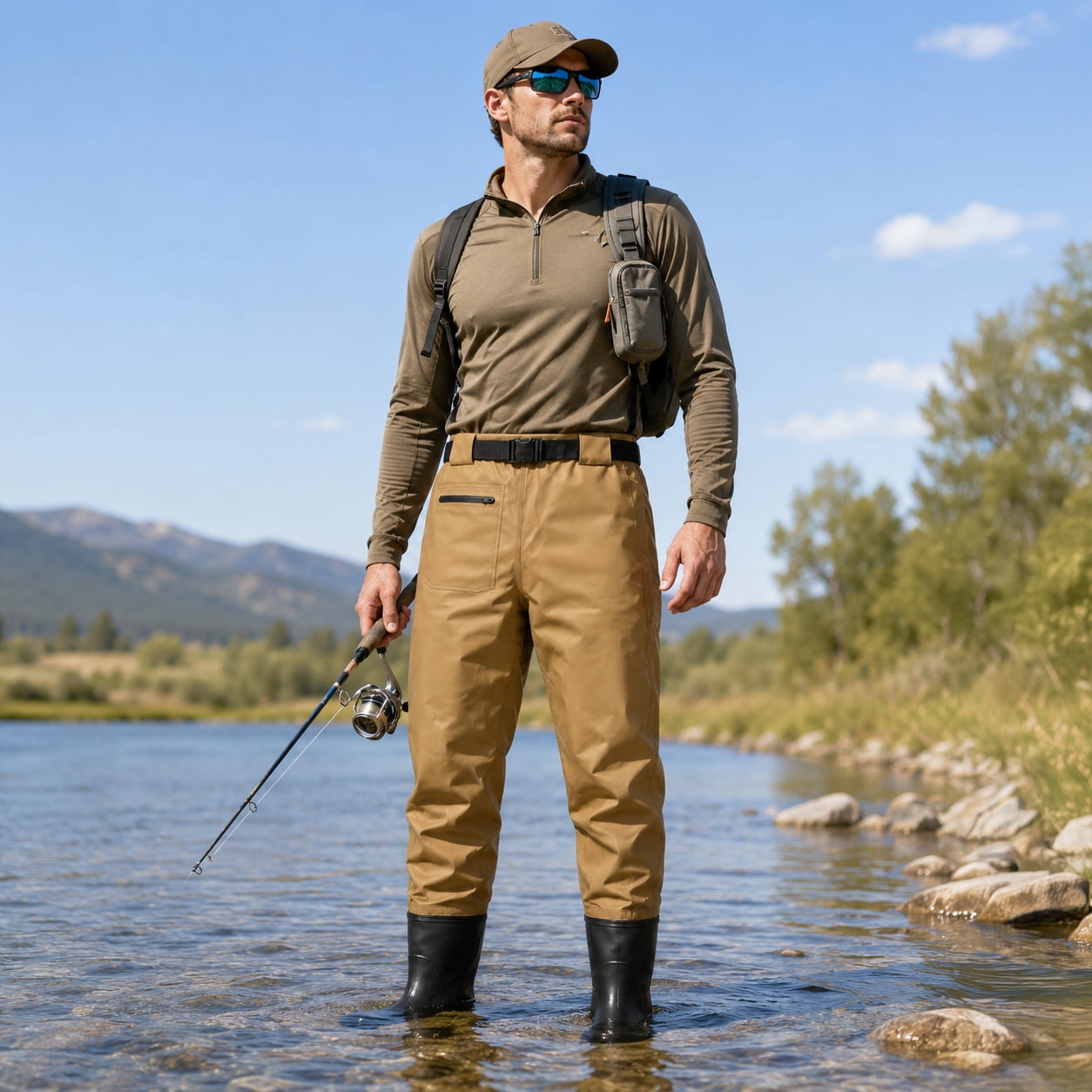 Ghosthorn Waterproof Hip Wading Pants for Adults – picture 7