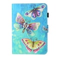 thumbnail image 5 of SaniMore Protective Case for iPad 10th Generation 10.9" 2022, PU Leather Case Color Painting Magnetic Clasp Card Slot Pen Holder Anti-slip Strip Auto Wake/Sleep Stand Shockproof TPU Shell, Butterflies, 5 of 9