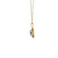 thumbnail image 4 of ARAIYA FINE JEWELRY 10K Yellow Gold Round-shape Lab Grown Diamond Cluster Pendant with Yellow Plating Cable Chain Necklace (2/5 cttw, D-F Color, VS1 Clarity) 18", 4 of 7